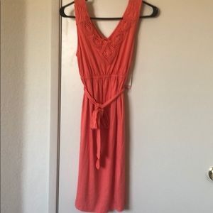 NWT Liz Lange Coral Maternity Dress XS